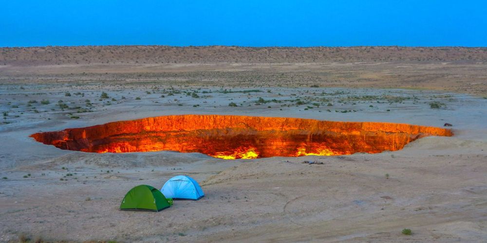Darvaza Gas Crater, Turkmenistan Fleewinter
